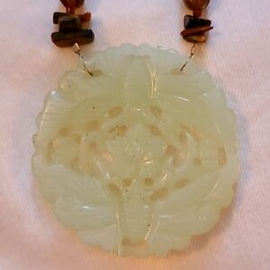 Jade And Tiger Eye Necklace
